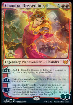 Chandra, Dressed to Kill [Innistrad: Crimson Vow Prerelease Promos] | Tables and Towers