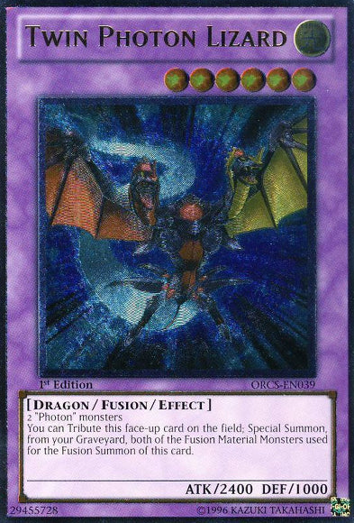 Twin Photon Lizard [ORCS-EN039] Ultimate Rare | Tables and Towers