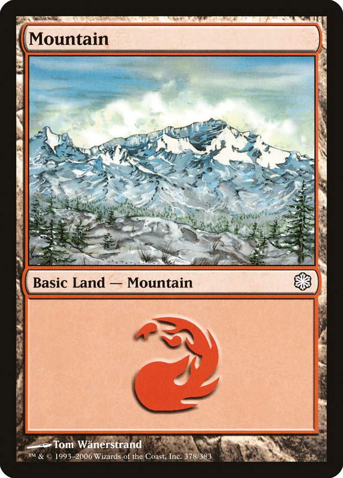 Mountain (378) [Coldsnap Theme Decks] | Tables and Towers