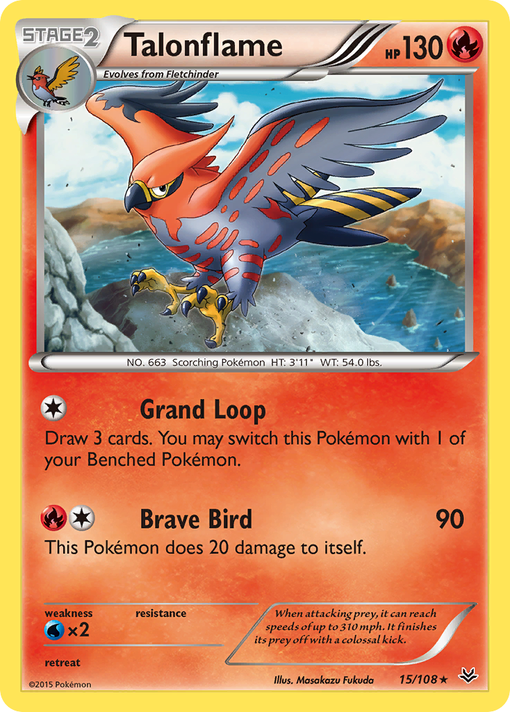 Talonflame (15/108) [XY: Roaring Skies] | Tables and Towers