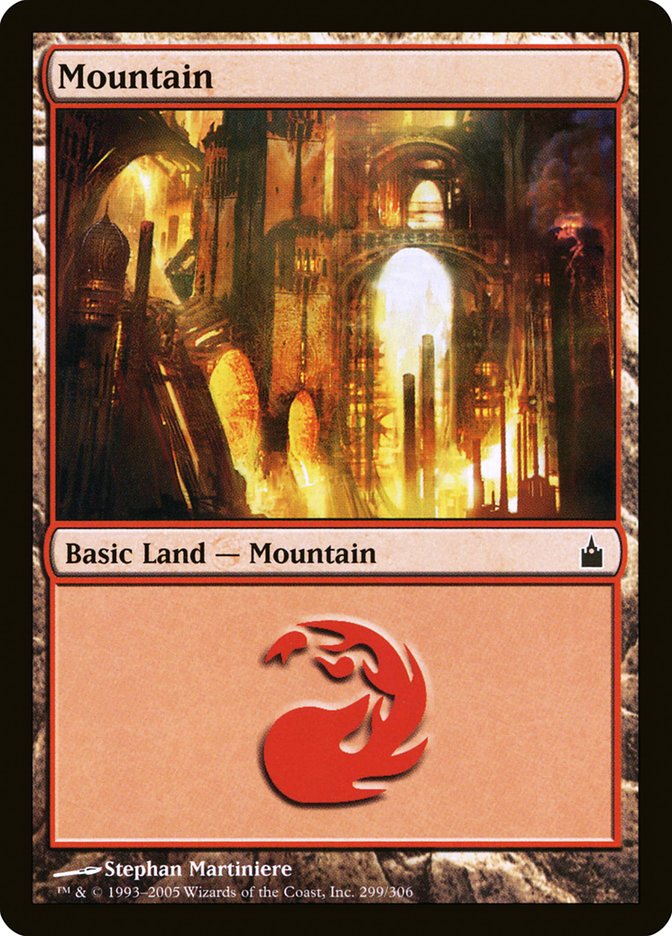 Mountain (299) [Ravnica: City of Guilds] | Tables and Towers