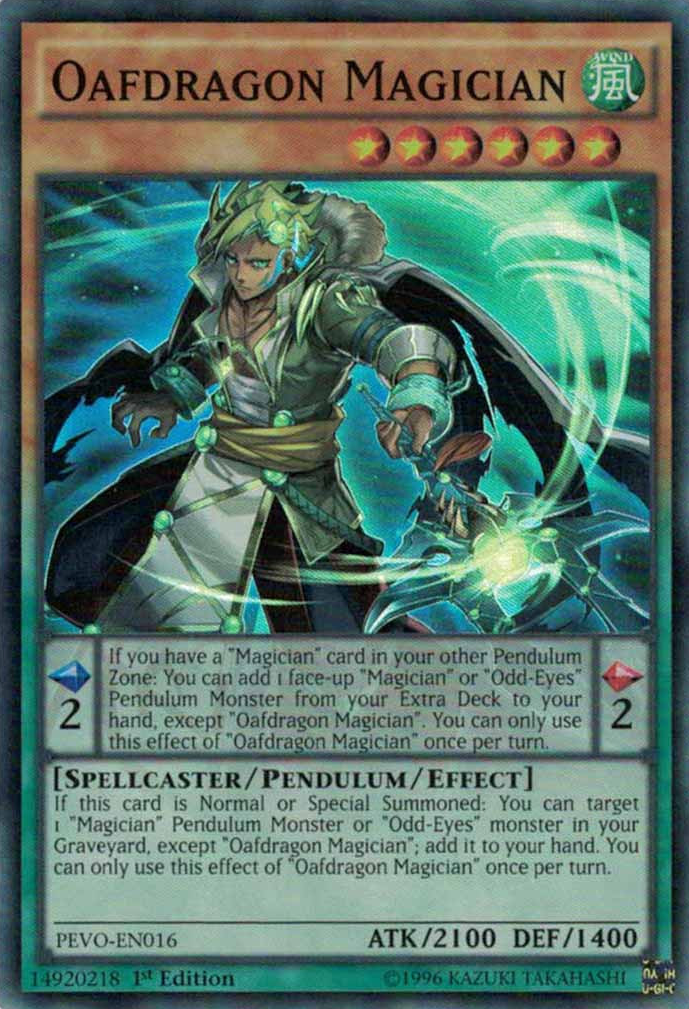 Oafdragon Magician [PEVO-EN016] Super Rare | Tables and Towers