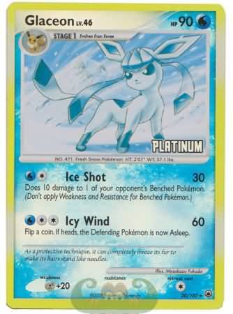 Glaceon (20/100) [Burger King Promos: 2009 Collection] | Tables and Towers