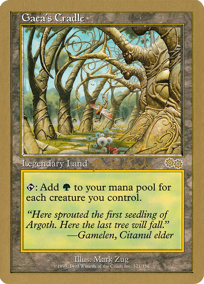 Gaea's Cradle (Matt Linde) [World Championship Decks 1999] | Tables and Towers