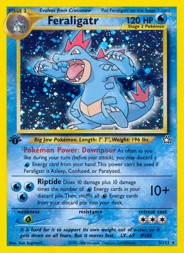 Feraligatr (5/111) [Neo Genesis 1st Edition] | Tables and Towers