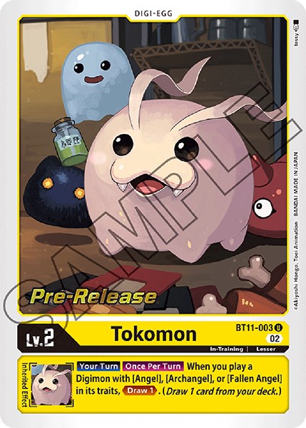 Tokomon [BT11-003] [Dimensional Phase Pre-Release Promos] | Tables and Towers