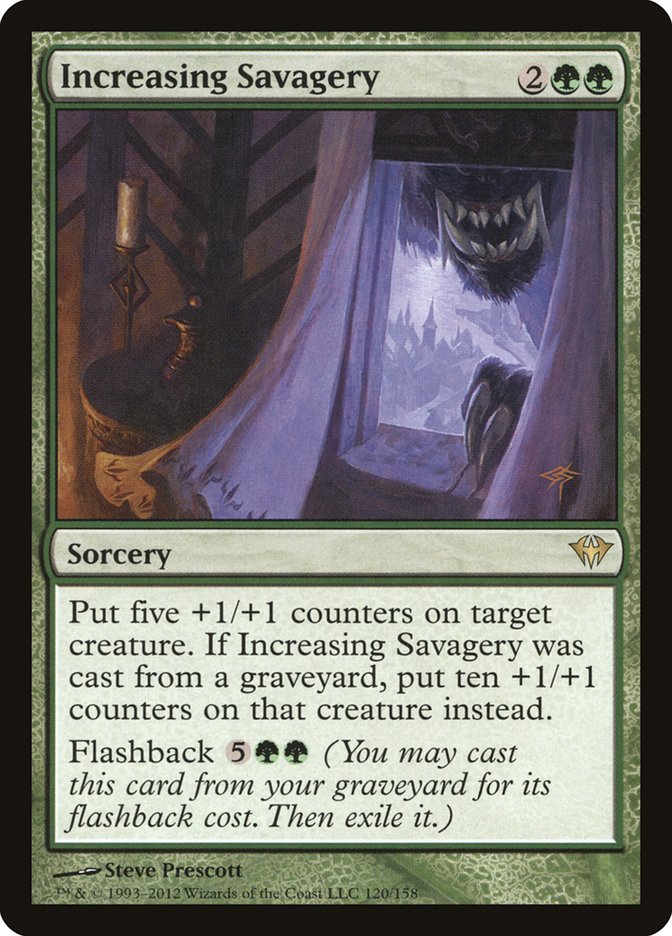 Increasing Savagery [Dark Ascension] | Tables and Towers