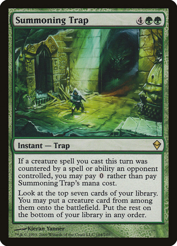 Summoning Trap [Zendikar] | Tables and Towers