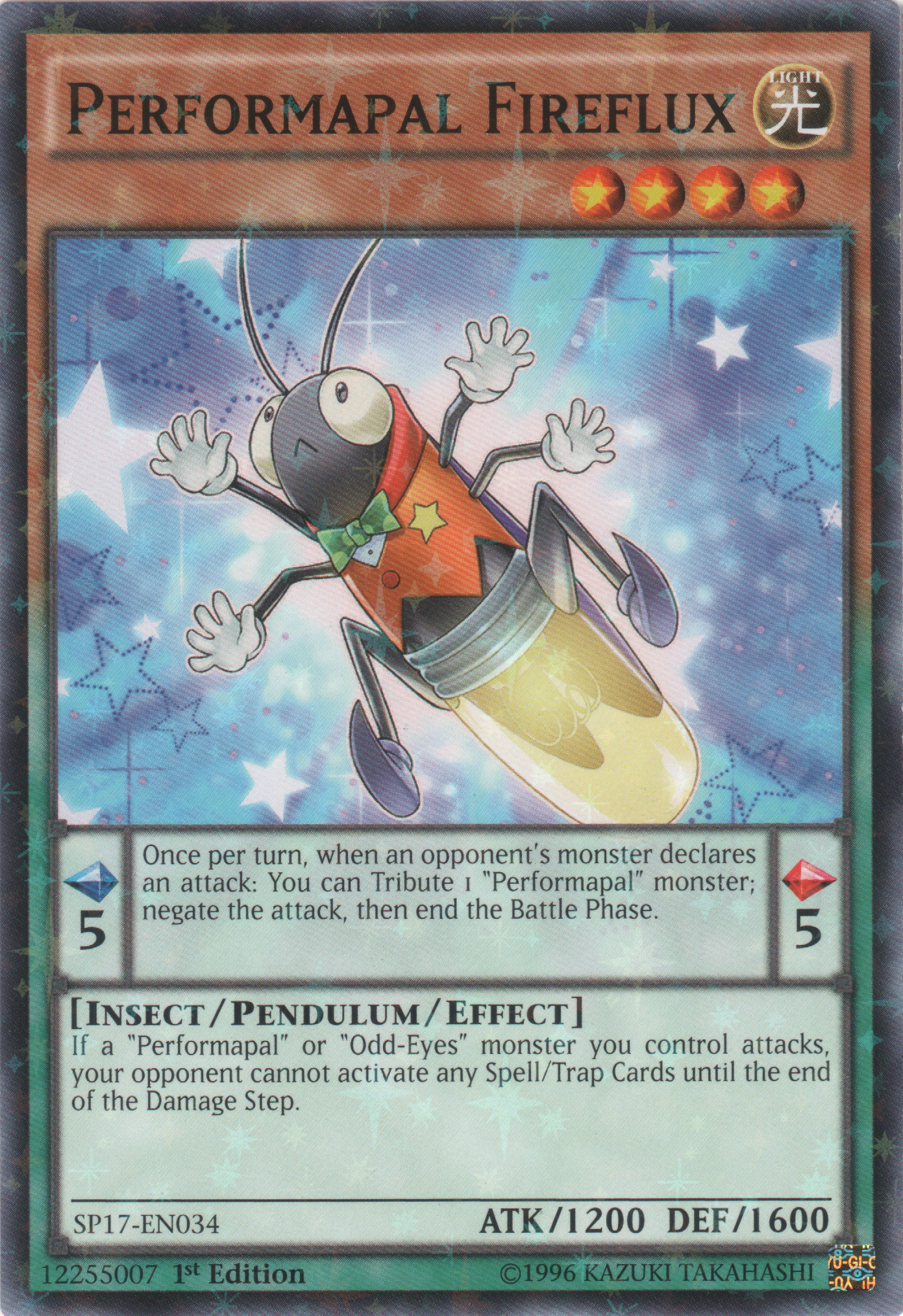 Performapal Fireflux [SP17-EN034] Starfoil Rare | Tables and Towers