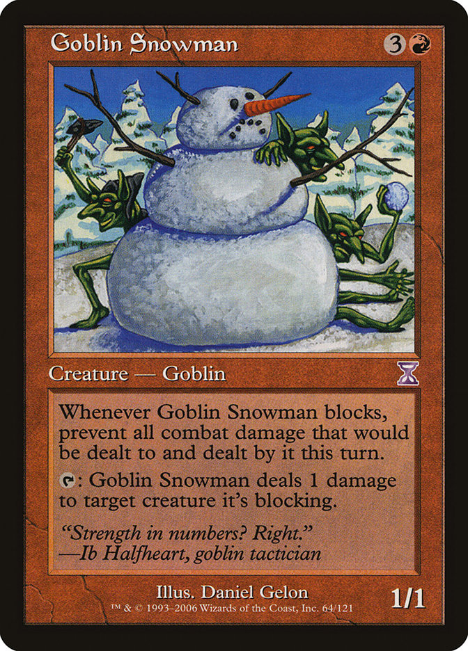 Goblin Snowman [Time Spiral Timeshifted] | Tables and Towers