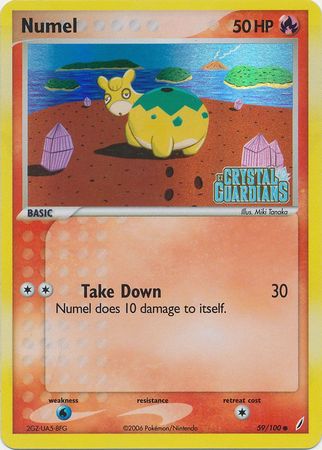 Numel (59/100) (Stamped) [EX: Crystal Guardians] | Tables and Towers