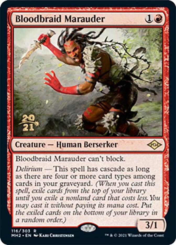 Bloodbraid Marauder [Modern Horizons 2 Prerelease Promos] | Tables and Towers