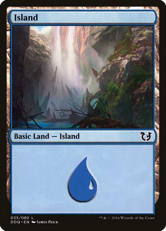 Island (35) [Duel Decks: Blessed vs. Cursed] | Tables and Towers