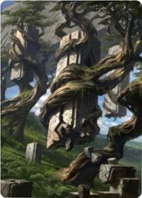 Forest 2 Art Card [Zendikar Rising Art Series] | Tables and Towers