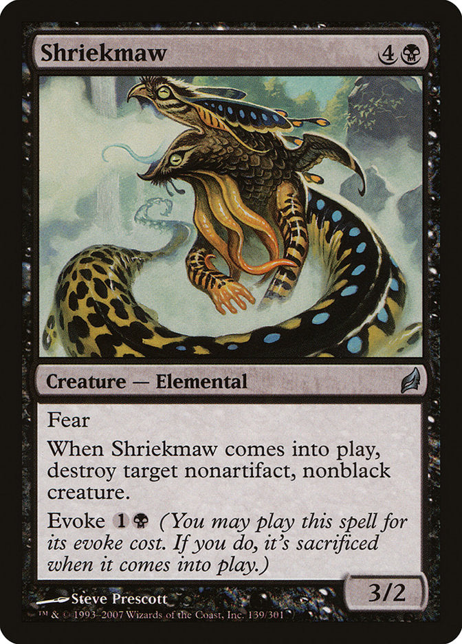 Shriekmaw [Lorwyn] | Tables and Towers