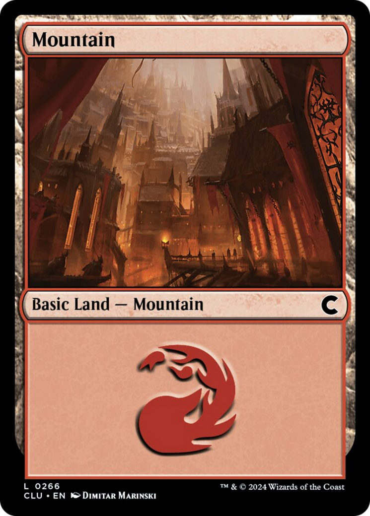 Mountain (0266) [Ravnica: Clue Edition] | Tables and Towers