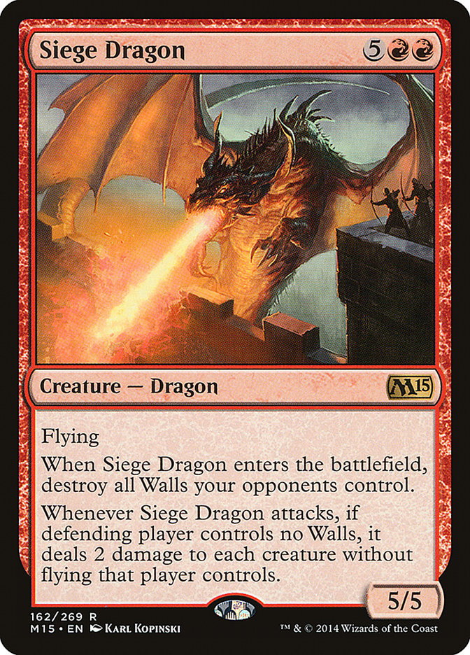 Siege Dragon [Magic 2015] | Tables and Towers