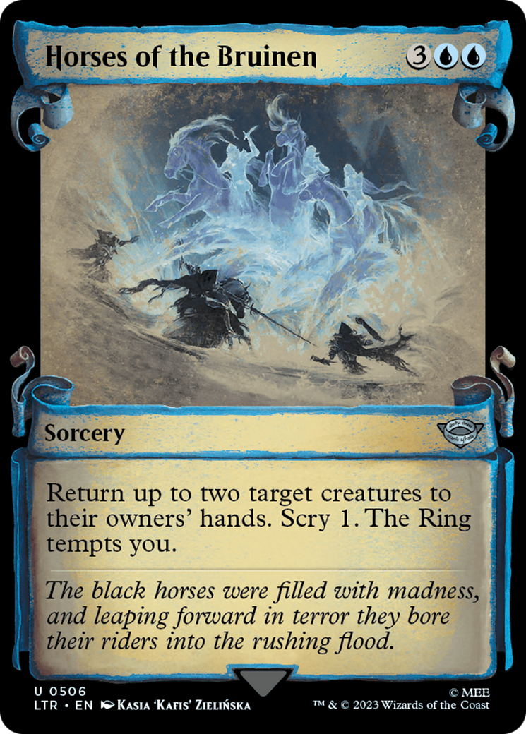 Horses of the Bruinen [The Lord of the Rings: Tales of Middle-Earth Showcase Scrolls] | Tables and Towers