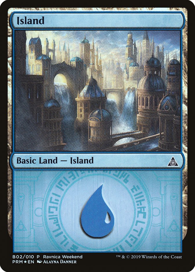 Island (B02) [Ravnica Allegiance Guild Kit] | Tables and Towers