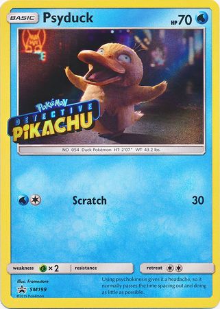 Psyduck Detective (SM199) (Pikachu Stamped) [Sun & Moon: Black Star Promos] | Tables and Towers