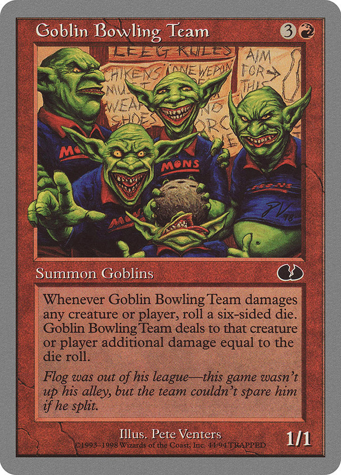 Goblin Bowling Team [Unglued] | Tables and Towers