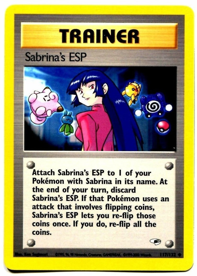 Sabrina's ESP (117/132) [Gym Heroes Unlimited] | Tables and Towers