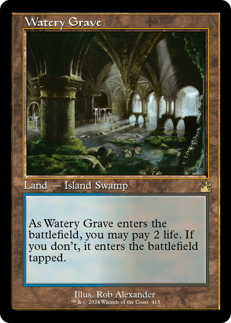 Watery Grave (Retro) [Ravnica Remastered] | Tables and Towers