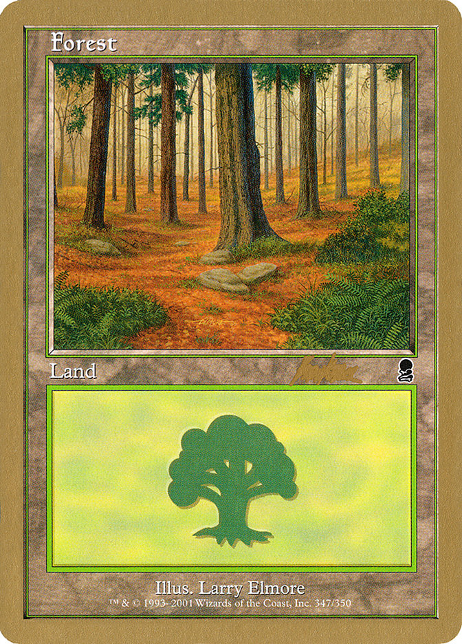 Forest (bk347) (Brian Kibler) [World Championship Decks 2002] | Tables and Towers