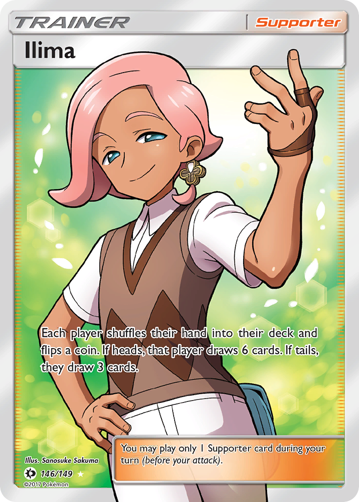 Ilima (146/149) [Sun & Moon: Base Set] | Tables and Towers