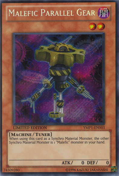 Malefic Parallel Gear [YMP1-EN003] Secret Rare | Tables and Towers