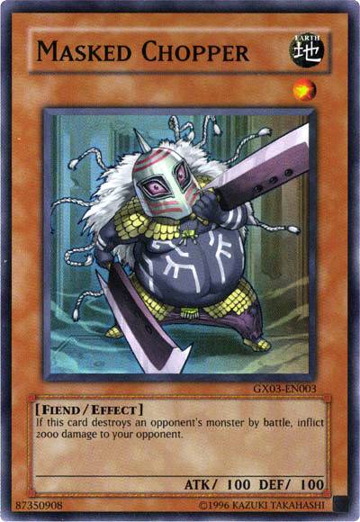 Masked Chopper [GX03-EN003] Super Rare | Tables and Towers