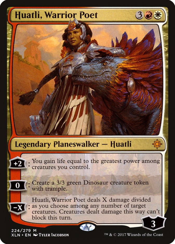 Huatli, Warrior Poet [Ixalan] | Tables and Towers