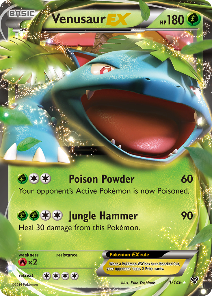 Venusaur EX (1/146) [XY: Base Set] | Tables and Towers