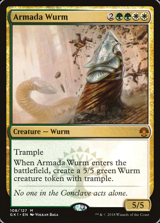 Armada Wurm [Guilds of Ravnica Guild Kit] | Tables and Towers