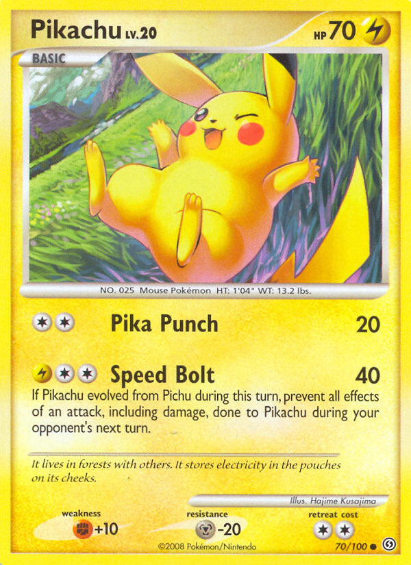 Pikachu (70/100) [Diamond & Pearl: Stormfront] | Tables and Towers