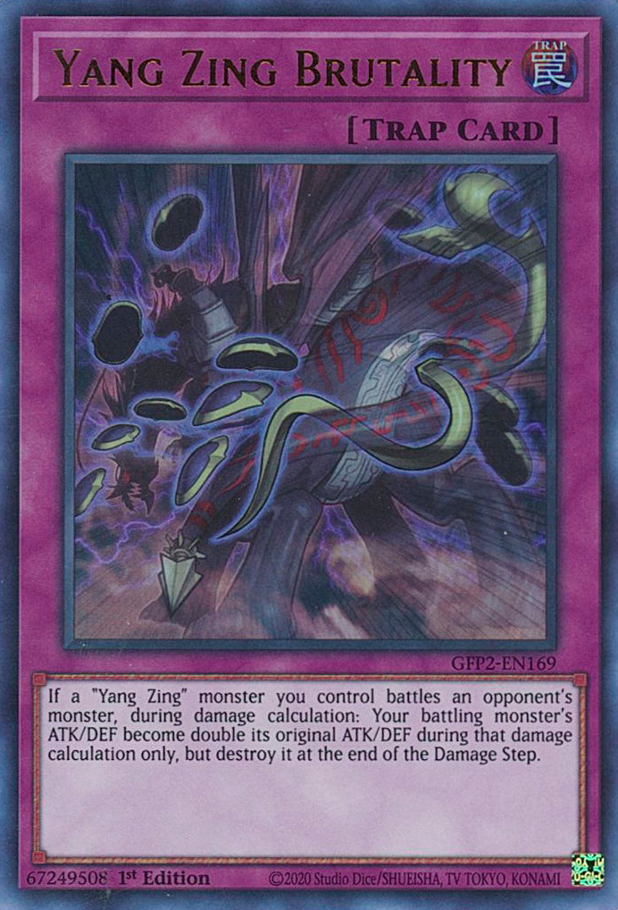 Yang Zing Brutality [GFP2-EN169] Ultra Rare | Tables and Towers