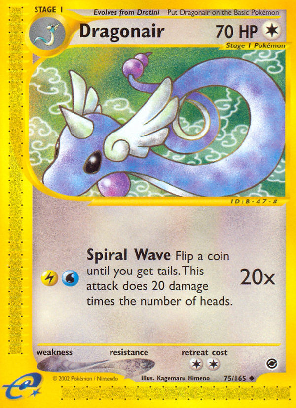 Dragonair (75/165) [Expedition: Base Set] | Tables and Towers