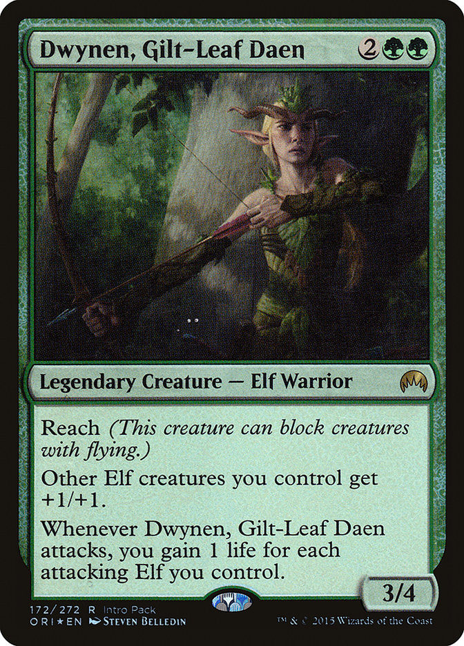 Dwynen, Gilt-Leaf Daen (Intro Pack) [Magic Origins Promos] | Tables and Towers