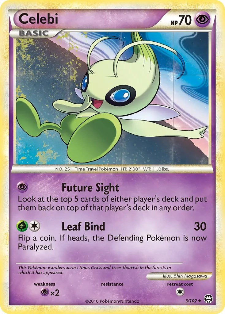 Celebi (3/102) (Movie Exclusive) [HeartGold & SoulSilver: Triumphant] | Tables and Towers