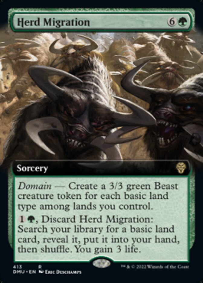 Herd Migration (Extended Art) [Dominaria United] | Tables and Towers