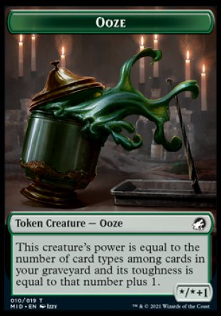 Ooze Token [Innistrad: Midnight Hunt Tokens] | Tables and Towers