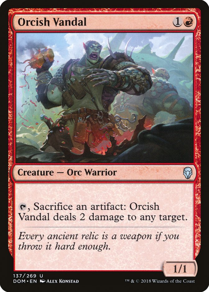 Orcish Vandal [Dominaria] | Tables and Towers