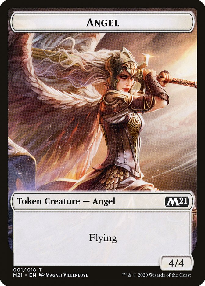 Angel Token [Core Set 2021 Tokens] | Tables and Towers