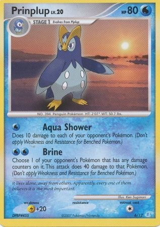 Prinplup (6/12) [Diamond & Pearl: Trainer Kit - Manaphy] | Tables and Towers