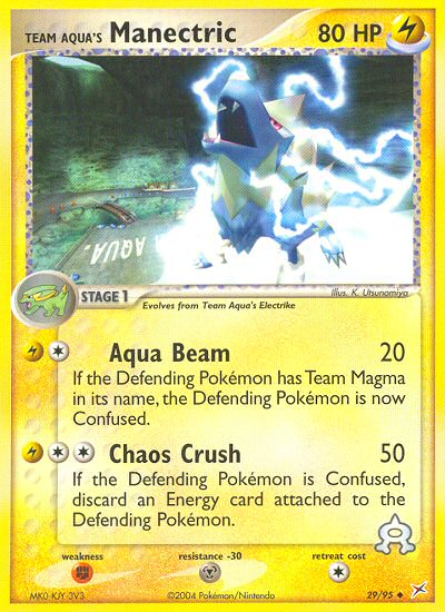 Team Aqua's Manectric (29/95) [EX: Team Magma vs Team Aqua] | Tables and Towers