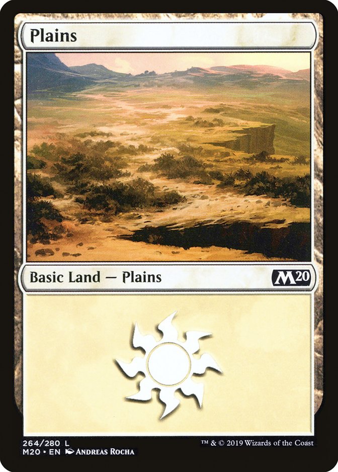 Plains (264) [Core Set 2020] | Tables and Towers