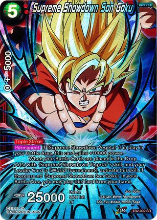 Supreme Showdown Son Goku (TB2-002) [World Martial Arts Tournament] | Tables and Towers