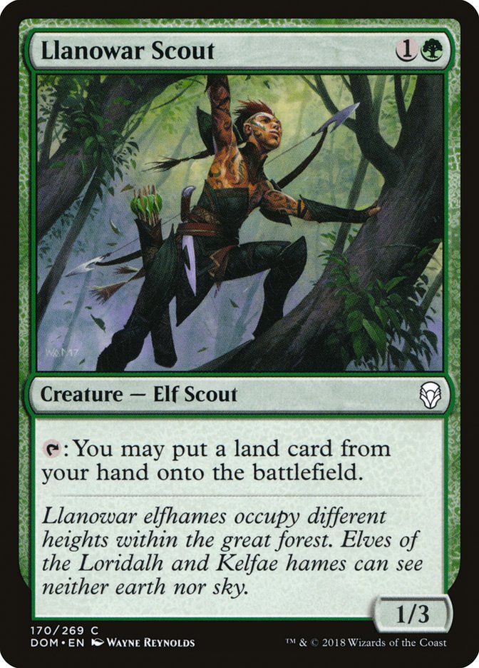 Llanowar Scout [Dominaria] | Tables and Towers