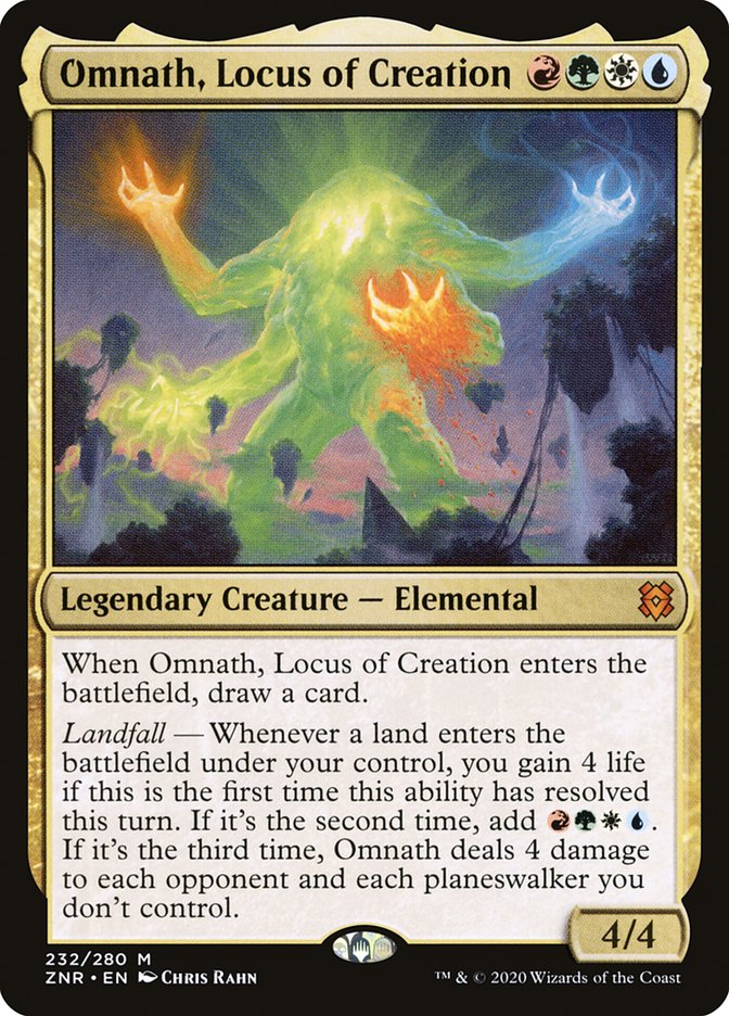 Omnath, Locus of Creation [Zendikar Rising] | Tables and Towers