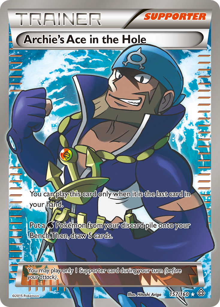 Archie's Ace in the Hole (157/160) [XY: Primal Clash] | Tables and Towers